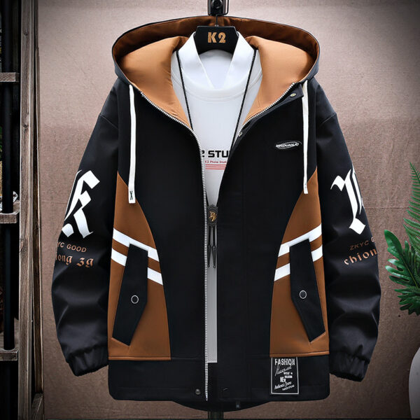 Fall Jacket Trousers Men Leisure Set - Image 2
