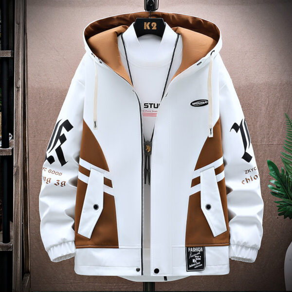Fall Jacket Trousers Men Leisure Set - Image 9