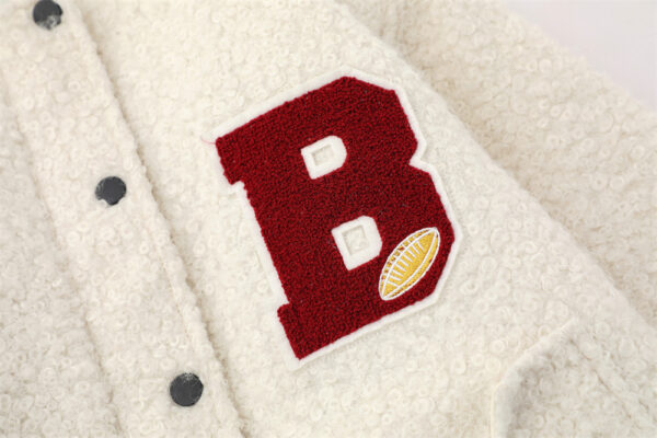 Lamb Wool Baseball Uniform Cotton Clothes Men - Image 2