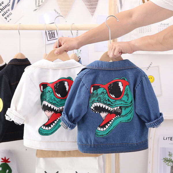 Printed Denim Jacket Boys And Girls Denim Jacket - Image 5