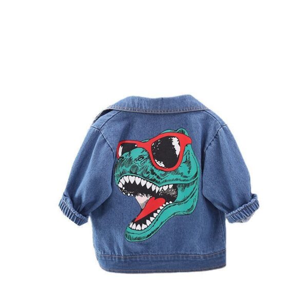 Printed Denim Jacket Boys And Girls Denim Jacket - Image 4