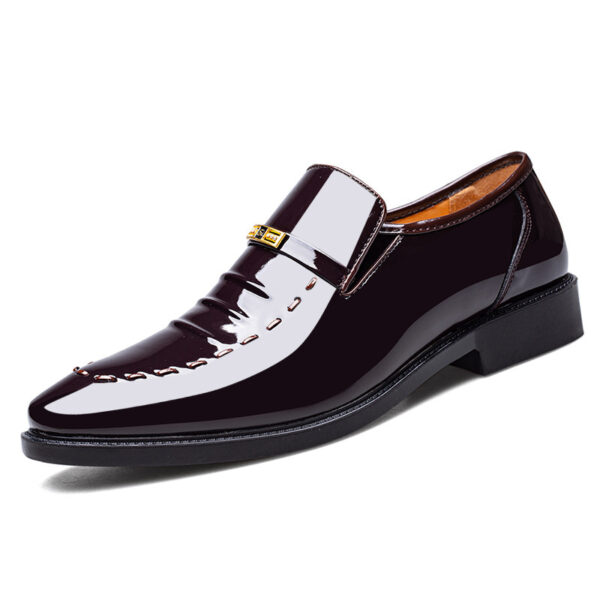 Leather Shoes Men's Breathable Korean Shoes Business Suits Low-top Shoes - Image 5