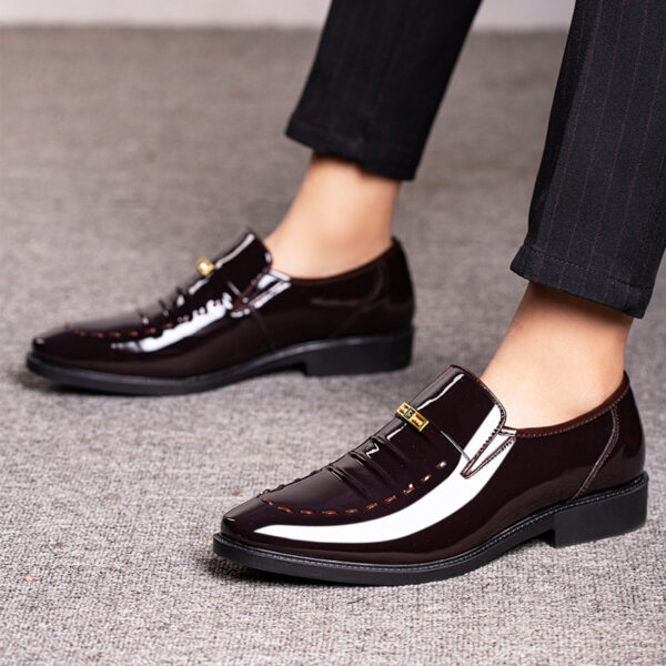 Leather Shoes Men's Breathable Korean Shoes Business Suits Low-top Shoes - Image 2