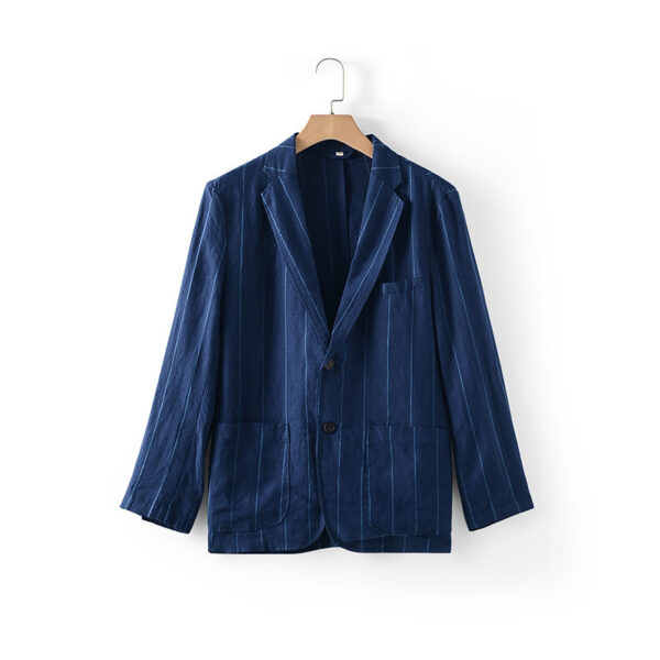 Fashion Striped Casual Jacket Men - Image 7