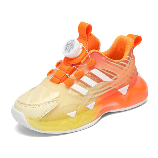 Children's Shoes Rotating Button Boy Non-slip Soft Bottom - Image 2