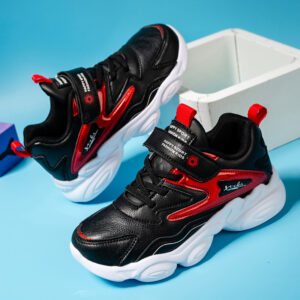 Microfiber leather casual sneakers