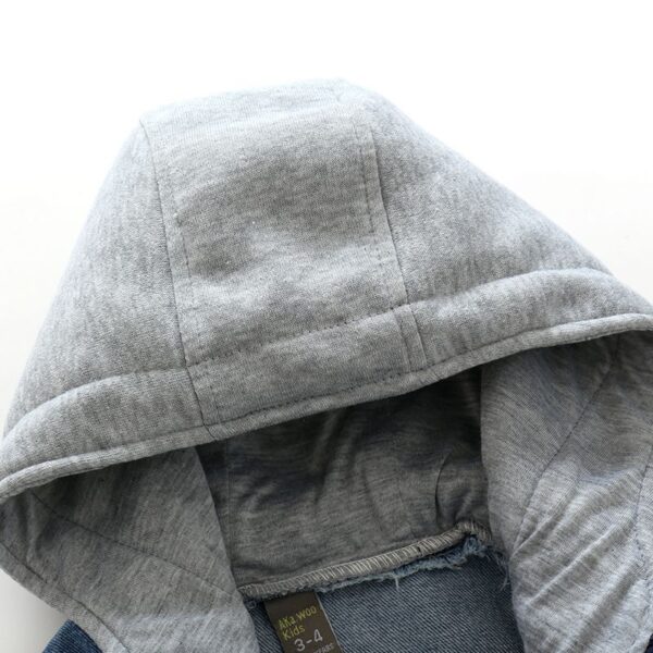 Boys And Children Washed Soft Denim Jacket - Image 4
