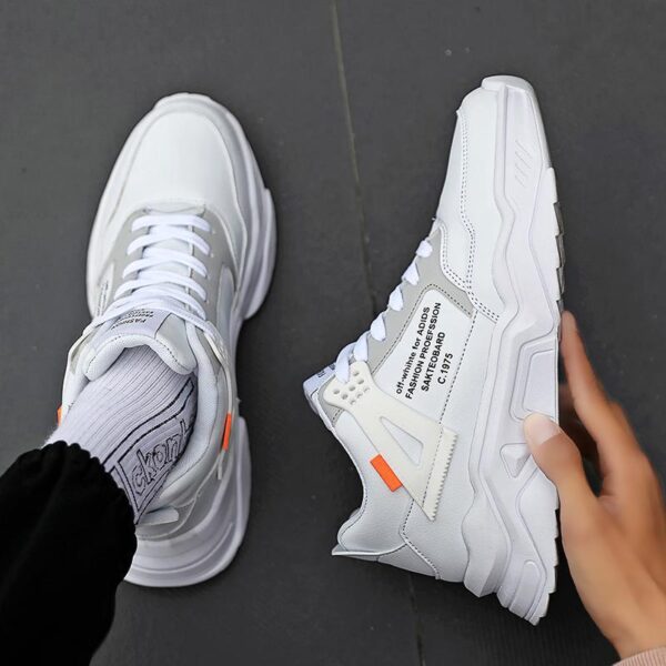 Thick-soled daddy shoes sneakers boys running net shoes - Image 5