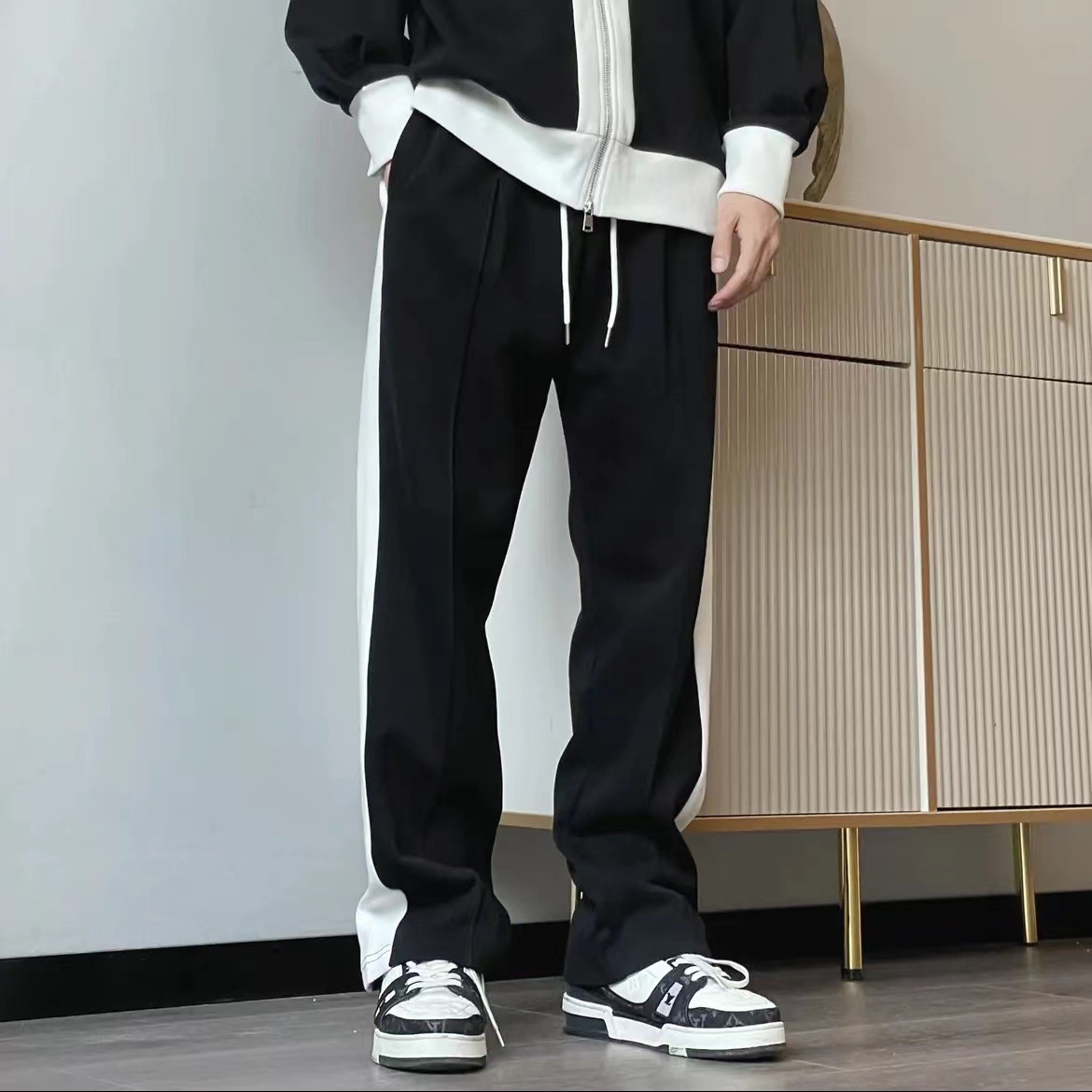 Boys And Girls Jacket Sweatshirt And Sweatpants Fashion Sports And Leisure Plus Size Loose - Image 8