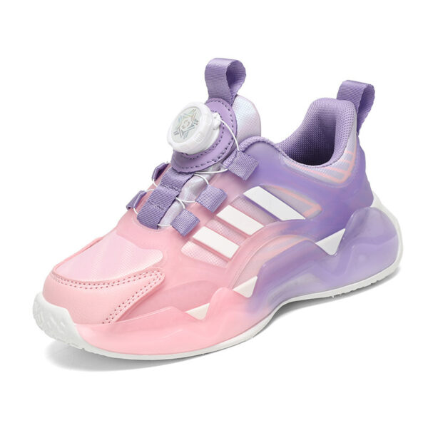 Children's Shoes Rotating Button Boy Non-slip Soft Bottom - Image 10