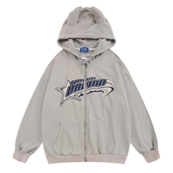 Fashion Personality Hooded Jacket Men