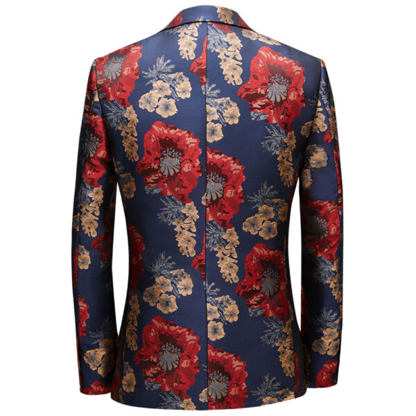 Men's Business Casual Business Host Wedding Suits - Image 3