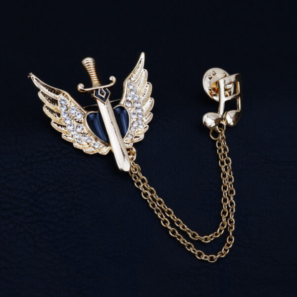 Men's And Women's Suits And Shirts Temperament Collar Pins - Image 5