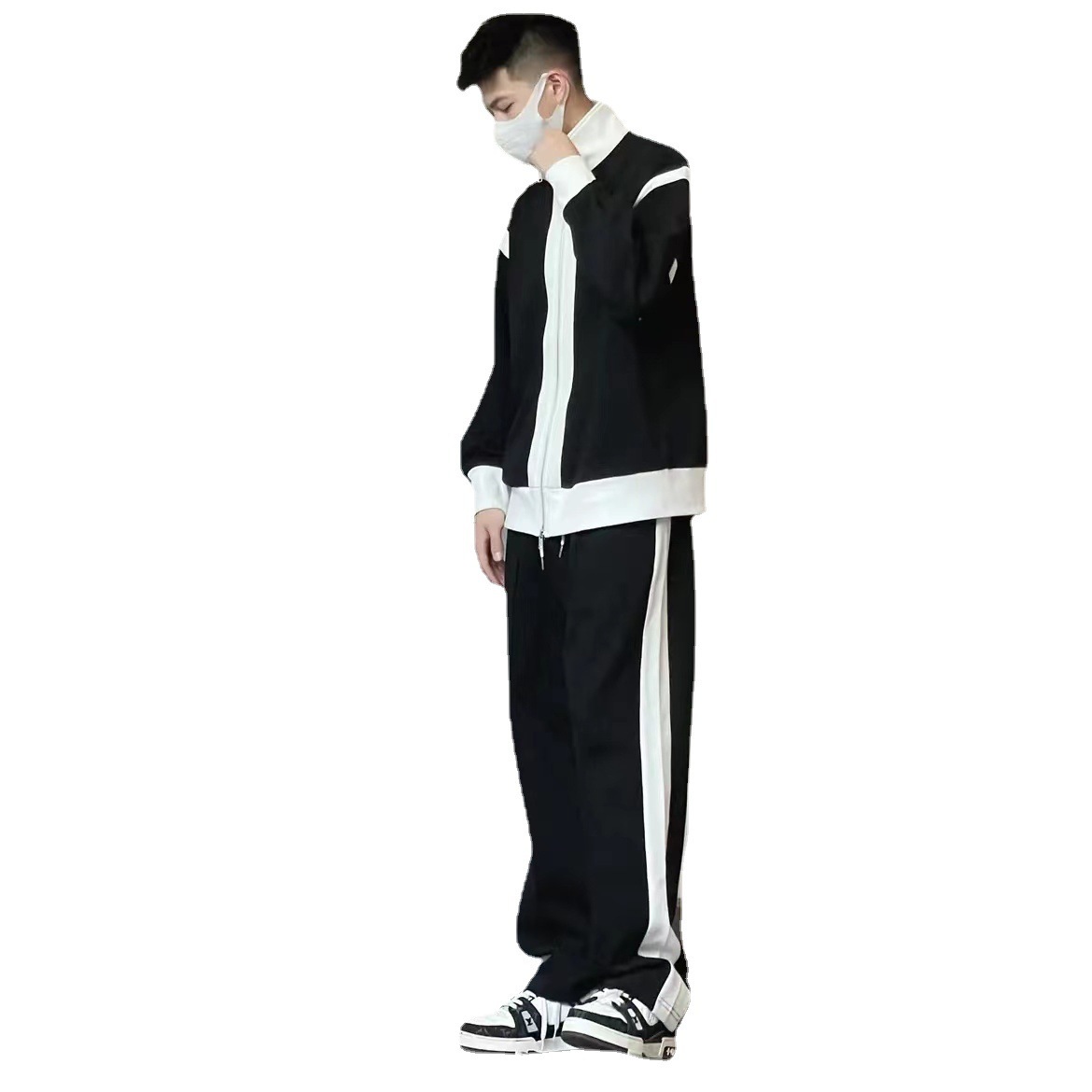 Boys And Girls Jacket Sweatshirt And Sweatpants Fashion Sports And Leisure Plus Size Loose - Image 10