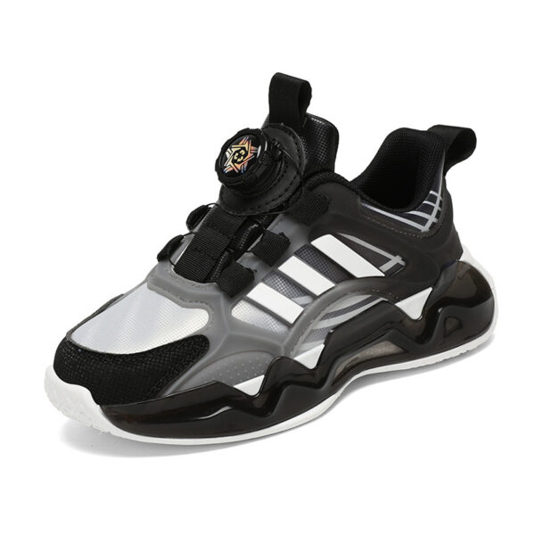 Children's Shoes Rotating Button Boy Non-slip Soft Bottom - Image 7