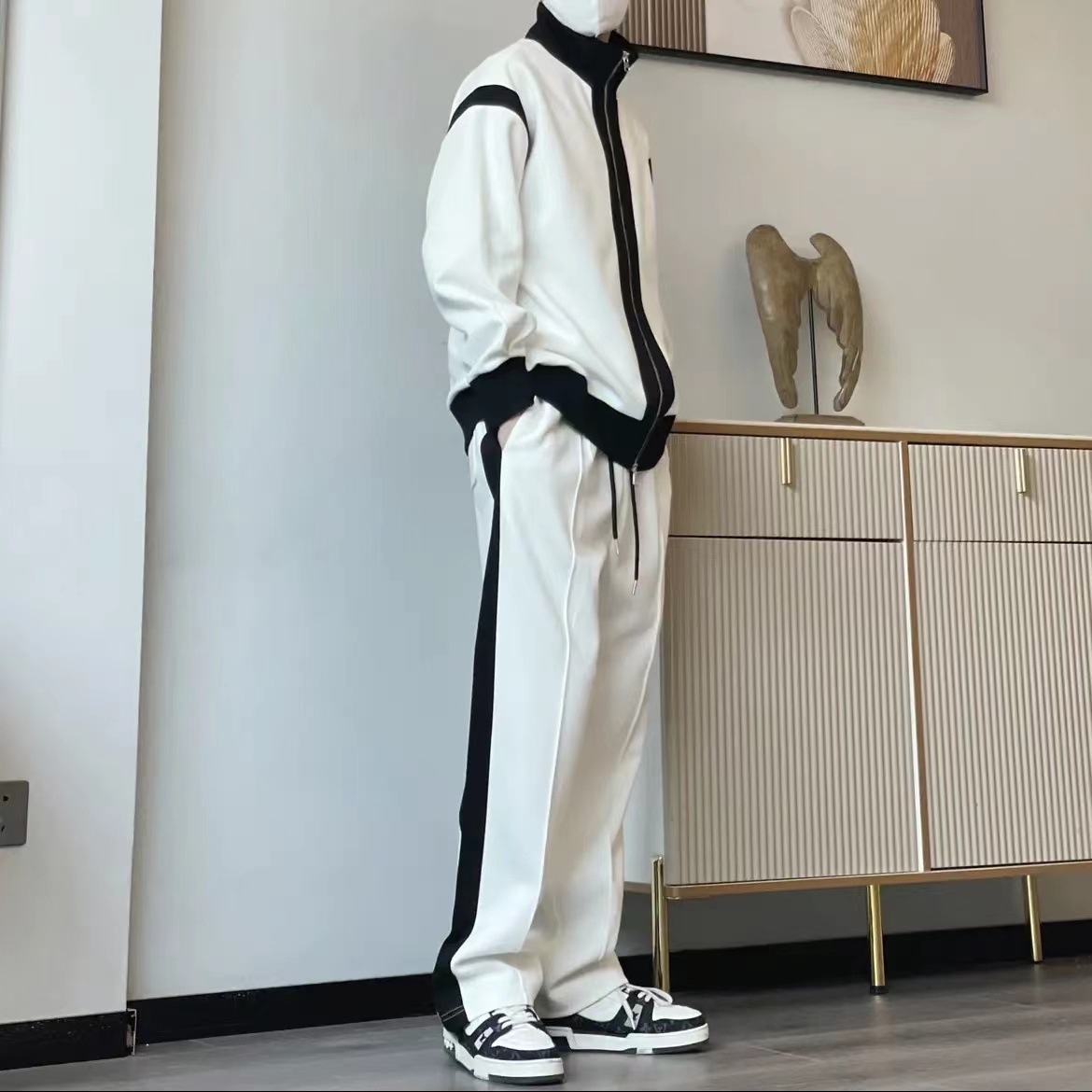 Boys And Girls Jacket Sweatshirt And Sweatpants Fashion Sports And Leisure Plus Size Loose - Image 5