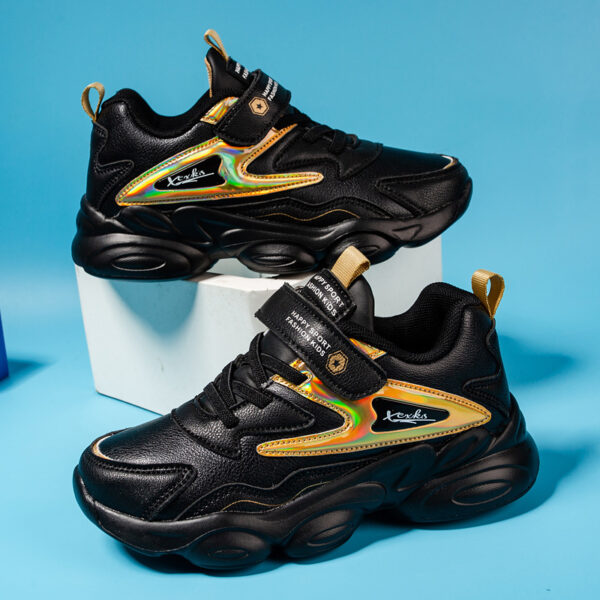 Microfiber leather casual sneakers - Image 4