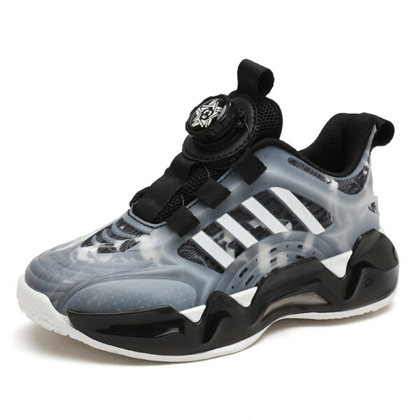 Children's Shoes Rotating Button Boy Non-slip Soft Bottom - Image 9