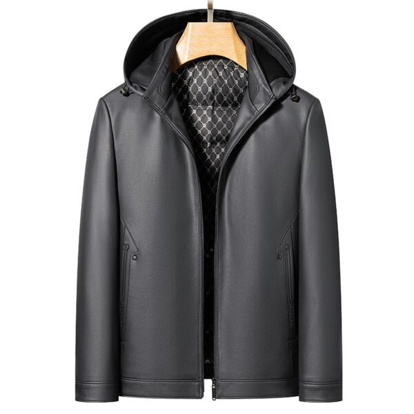 Fashion Personality Leather Down Jacket Men - Image 10