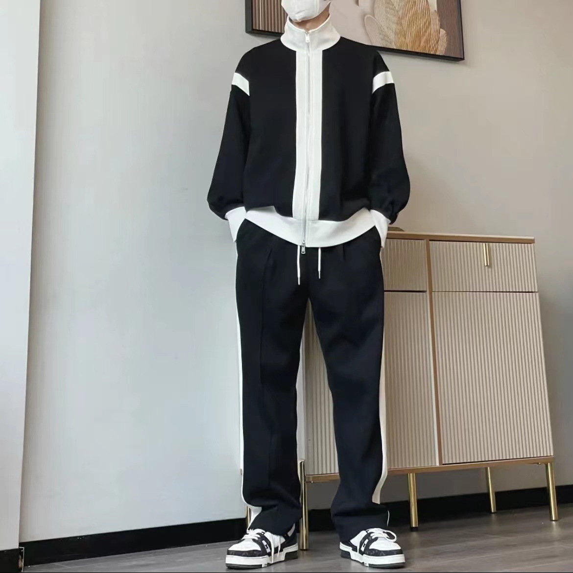 Boys And Girls Jacket Sweatshirt And Sweatpants Fashion Sports And Leisure Plus Size Loose - Image 7