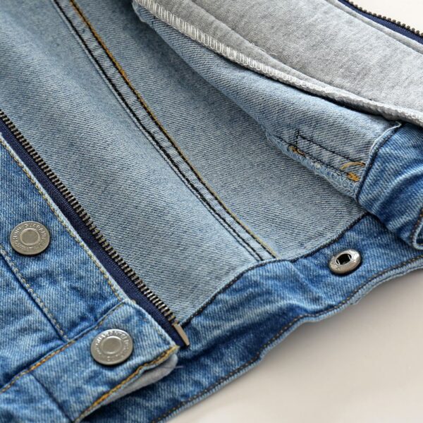 Boys And Children Washed Soft Denim Jacket - Image 3