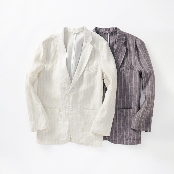 Fashion Striped Casual Jacket Men - Image 10
