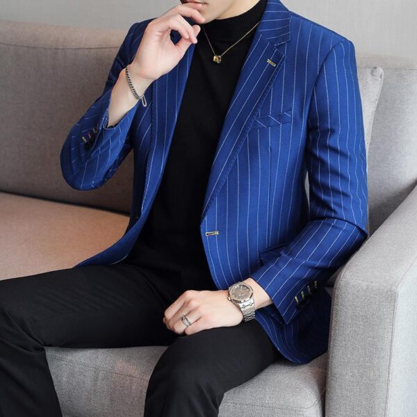 Four Seasons Plus Size Leisure Suits For Men Coat Top - Image 2