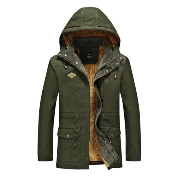 Fashion Thick Men Cotton Warm Jacket - Image 2