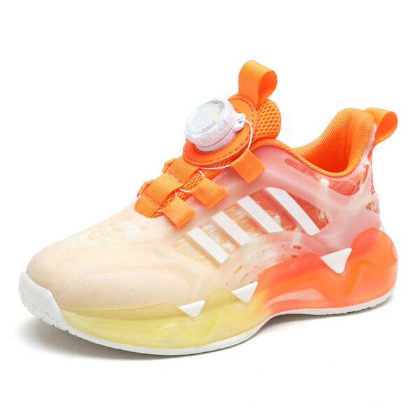 Children's Shoes Rotating Button Boy Non-slip Soft Bottom - Image 6