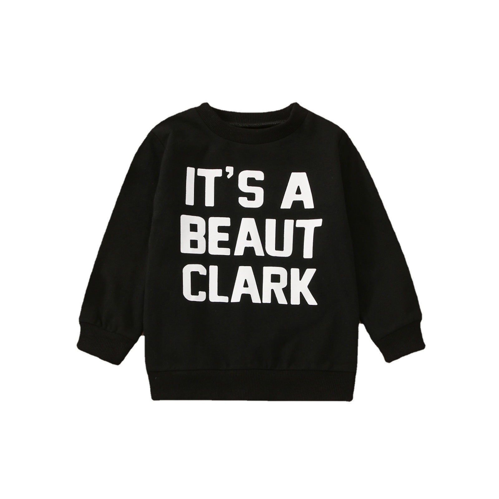 Boys Sweatshirt Crewneck Jacket Letter - Image 2