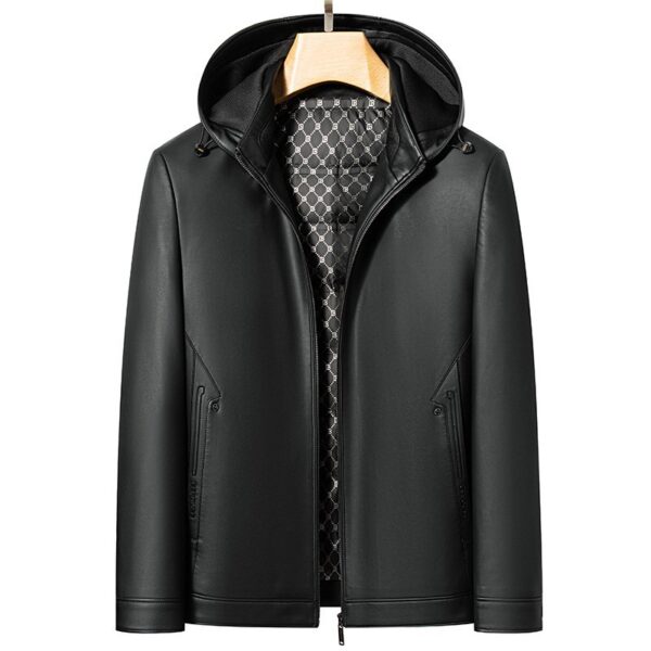 Fashion Personality Leather Down Jacket Men - Image 4
