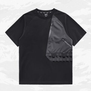 Men's Splicing With Short Sleeved T Shirts
