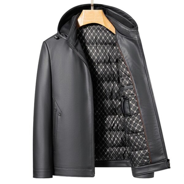Fashion Personality Leather Down Jacket Men - Image 7