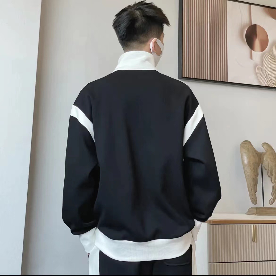 Boys And Girls Jacket Sweatshirt And Sweatpants Fashion Sports And Leisure Plus Size Loose - Image 9