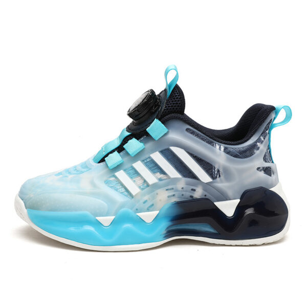 Children's Shoes Rotating Button Boy Non-slip Soft Bottom - Image 3